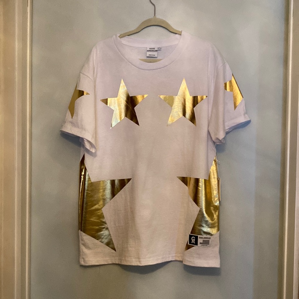 Good American Goodies superstar Tee NWT